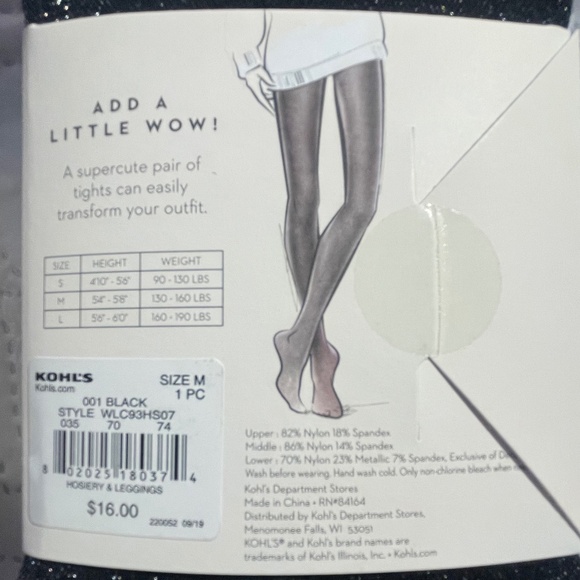 BUNDLE OF NEW NEVER WORN TIGHTS, KNEE HIGHS, NO SHOW SOCKS - Picture 5 of 11